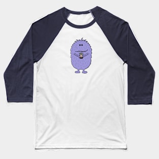 Bubble Tea Monster Baseball T-Shirt